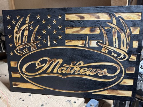 Mathews archery american flag - archery,